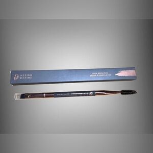 Design Define Brow Brush Duo dual-ended makeup brush shapes defines eyebrows